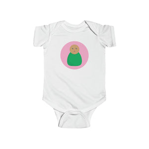 Green Peg Doll (Medium Skin Tone) Infant Fine Jersey Bodysuit