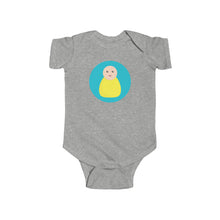 Load image into Gallery viewer, Yellow Peg Doll (Light Skin Tone)Infant Fine Jersey Bodysuit
