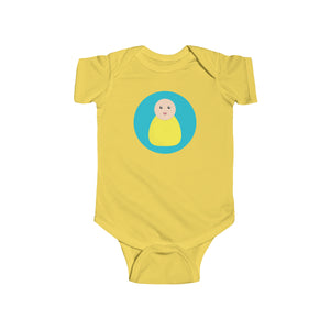 Yellow Peg Doll (Light Skin Tone)Infant Fine Jersey Bodysuit