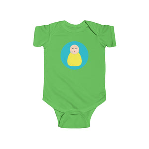 Yellow Peg Doll (Light Skin Tone)Infant Fine Jersey Bodysuit