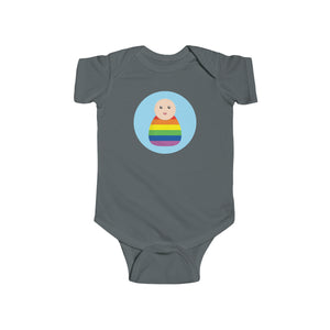 Rainbow Peg Doll (Light Skin Tone) Infant Fine Jersey Bodysuit